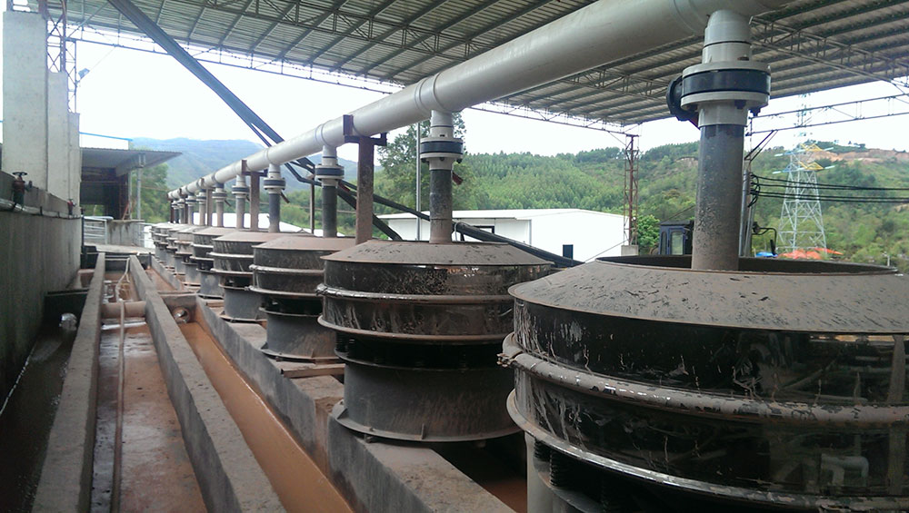 水洗高嶺土生產線洗砂工藝流程 水洗高嶺土生產線洗砂工藝流程