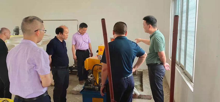 粉色视频免费在线观看總經理龐仲達帶領團隊前往廣西玉林市玉州區考察