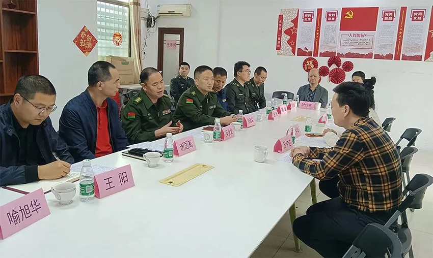 佛山軍分區政委、禪城區委常委領導一行蒞臨粉色视频免费在线观看調研指導工作